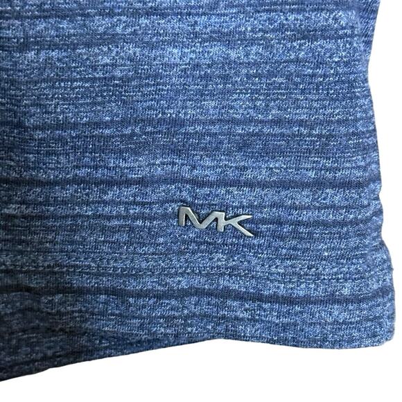 Michael Kors men’s blue polo short sleeve collared heathered soft men’s size 2XL - Picture 4 of 4